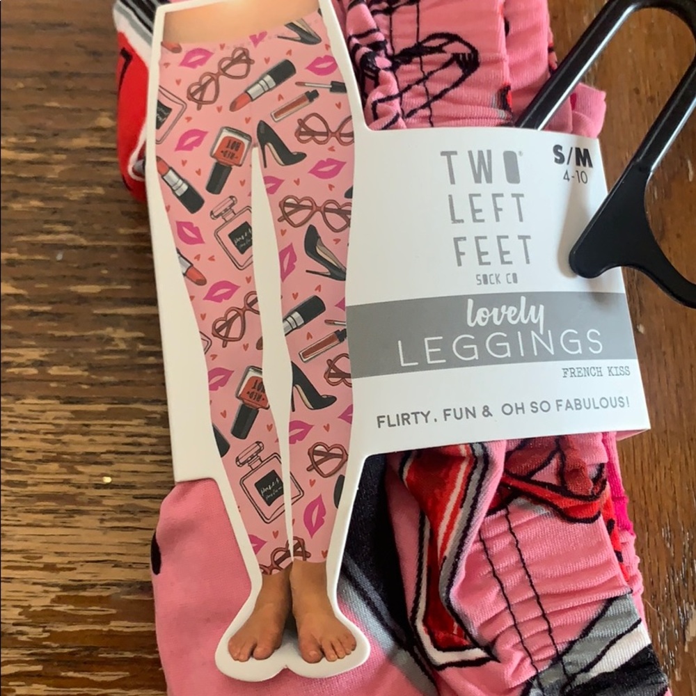 Lovely Leggings Two Left Feet Sock Co s/m 4-10